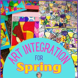 spring art integration lessons