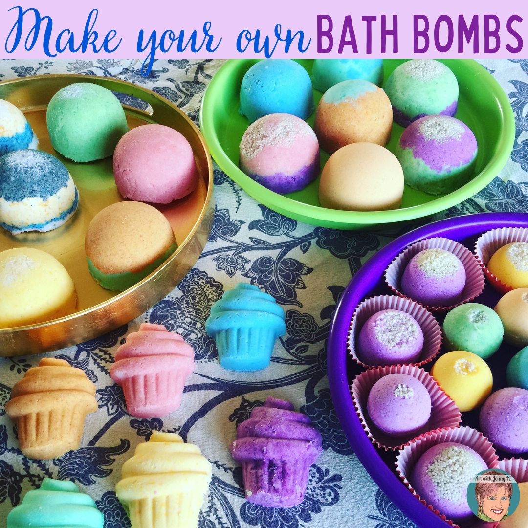 Make your own bath bombs science experiment