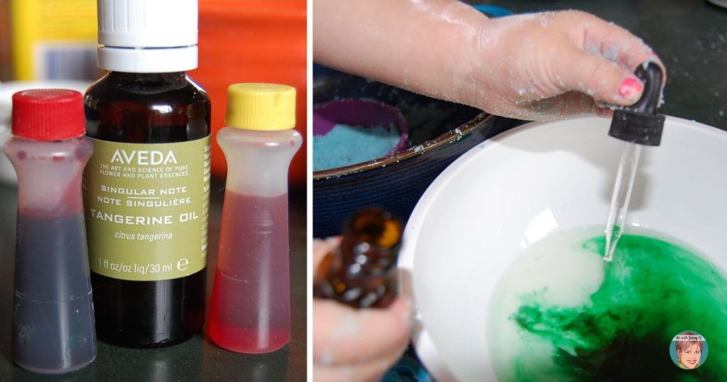 Make your own bath bombs science experiment