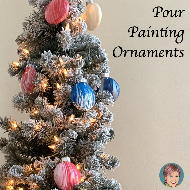 Pour Painting Ornaments - How to from Art with Jenny K.