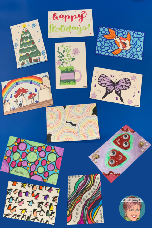 Artist Trading Cards for Kids from Art with Jenny K.
