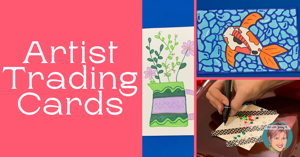 Artist Trading Cards for Kids from Art with Jenny K.