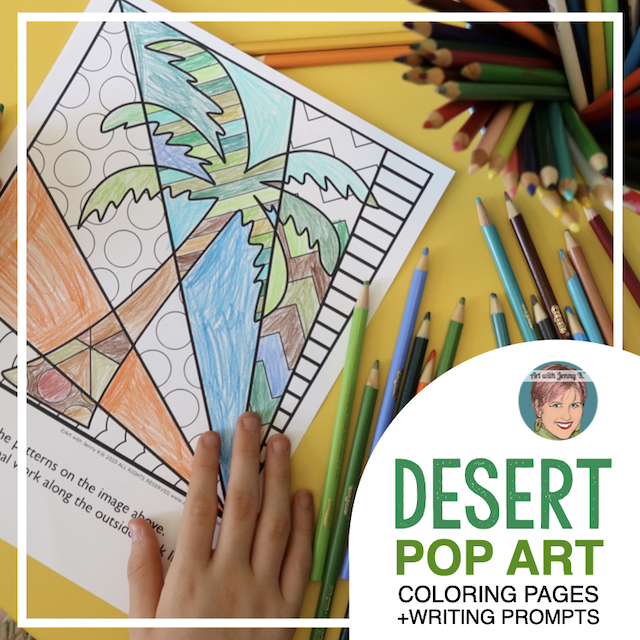 desert coloring extra credit image