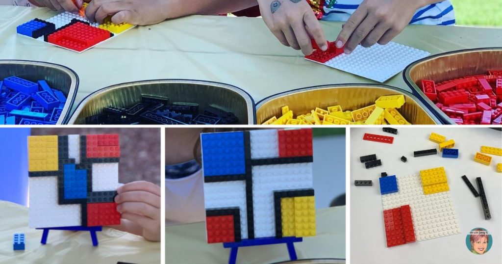 Lego birthday party mini masterpieces