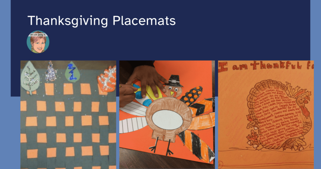 Thanksgiving activities Thanksgiving Placemats