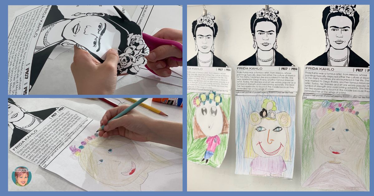 Frida Kahlo activities from Art with Jenny K. Meet the Master Artist: Frida.