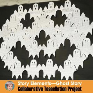 Halloween Tessellation: Ghost Writing Preview Images