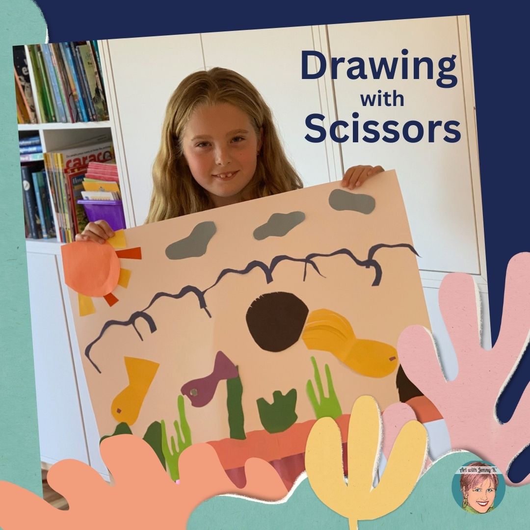 Drawing with scissors