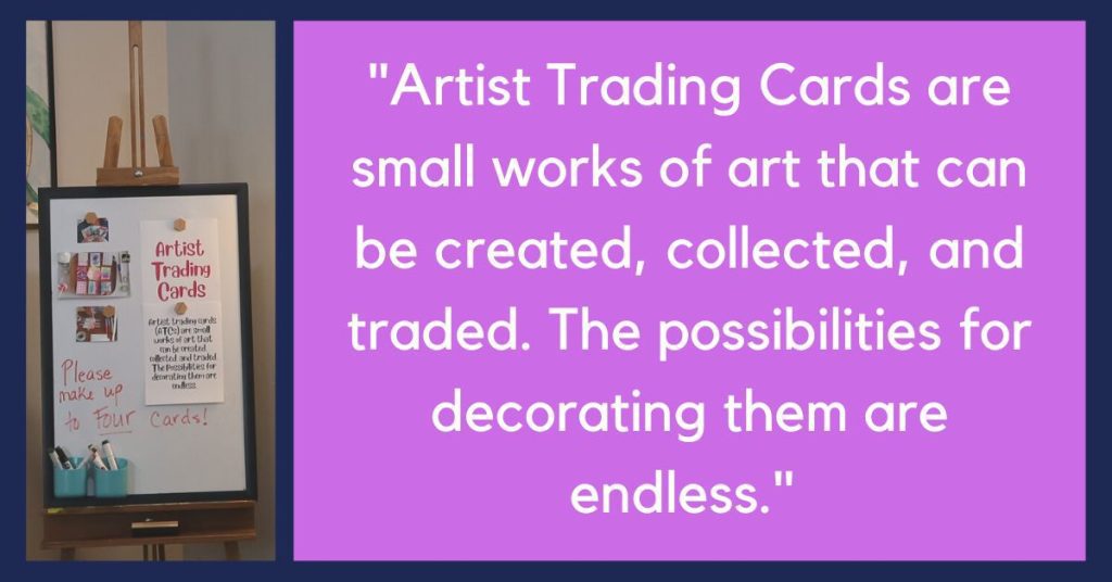 What are artist trading cards.