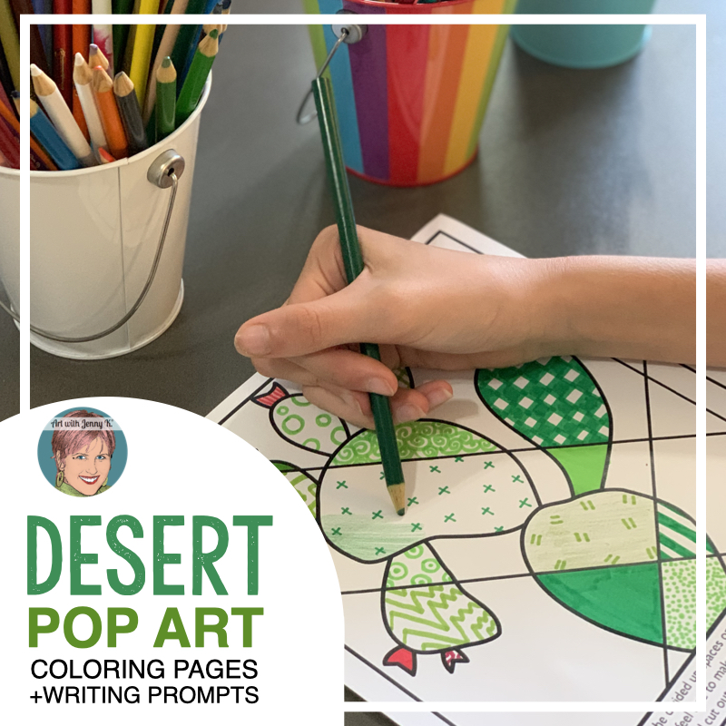 Desert Plants (Cactus) Coloring Pages