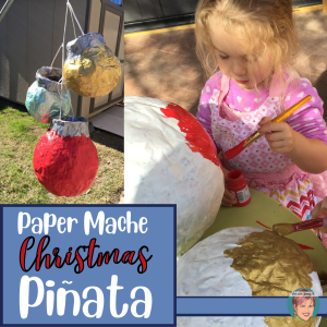 Paper Mache Christmas Piñata