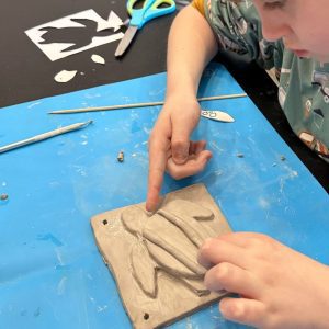 Relief Clay Tiles | Kid Made | Animal Themed