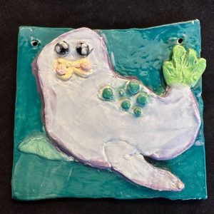 Relief Clay Tiles | Kid Made | Animal Themed