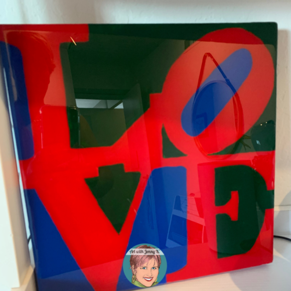 Robert Indiana LOVE resin project
