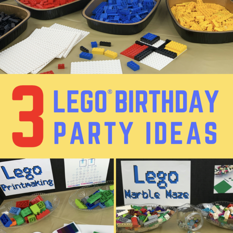 3 LEGO Birthday Party Ideas - Art With Jenny K.
