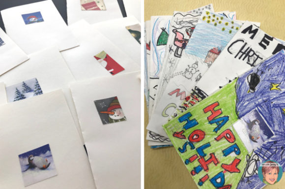 DIY Christmas Cards for Your Classroom.