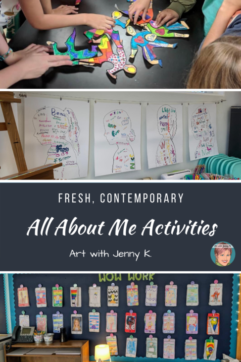 3 Fresh, Contemporary All About Me Activities from Art with Jenny K.