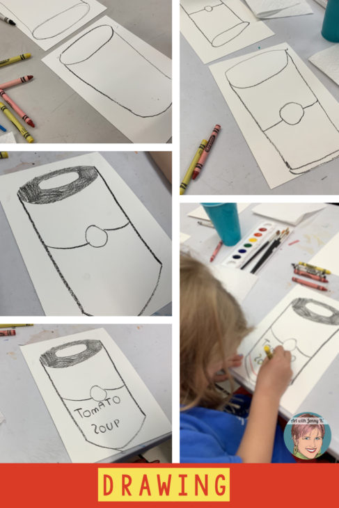 Andy Warhol for Kids | Campbell's soup can art lesson. An Art with Jenny K. lesson.