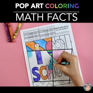 Math Fact Coloring Pages For Kids