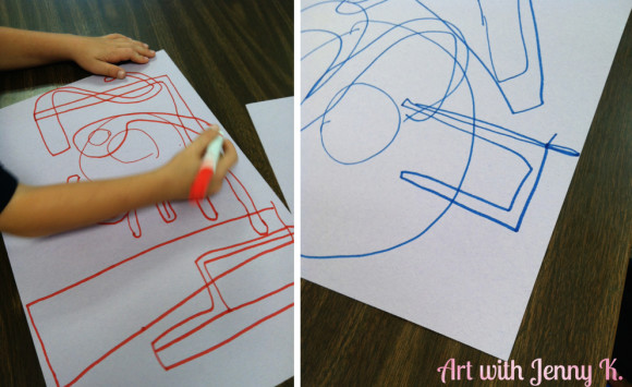 Back to school art activity for PreK, kindergarten and first grade children coloring in their age. FREE coloring sheet. 