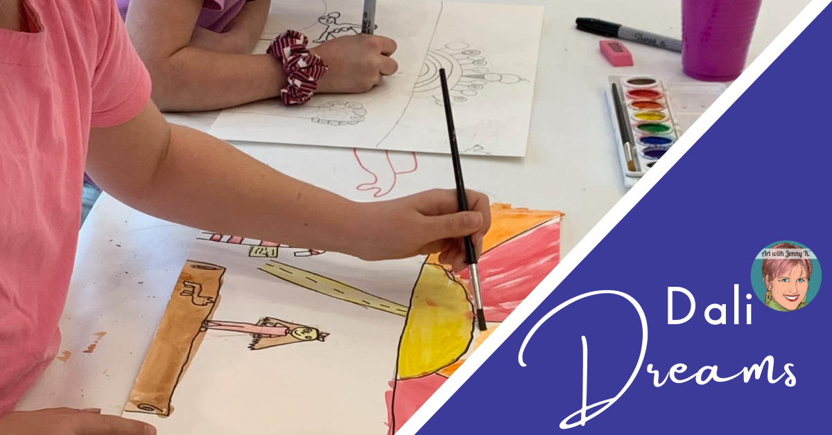 Salvador Dali Art Projects for kids. A collection of fun and easy projects for teachers and parents from Art with Jenny K.