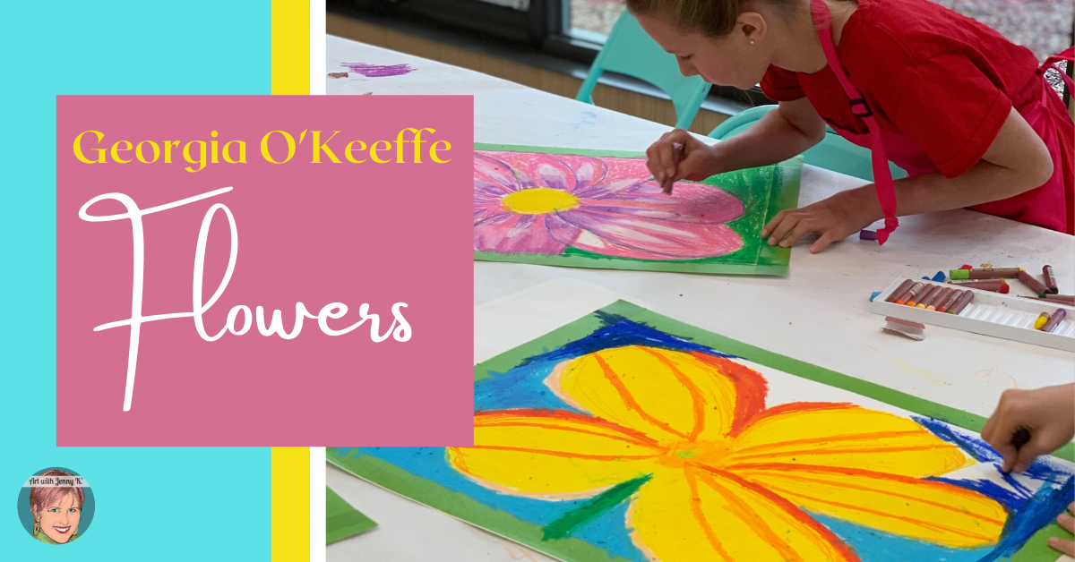 Georgia O'Keeffe projects for kids. 