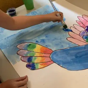 Hummingbird art project