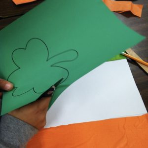 Irish Flag Art Project