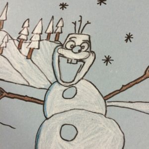 Drawing Olaf