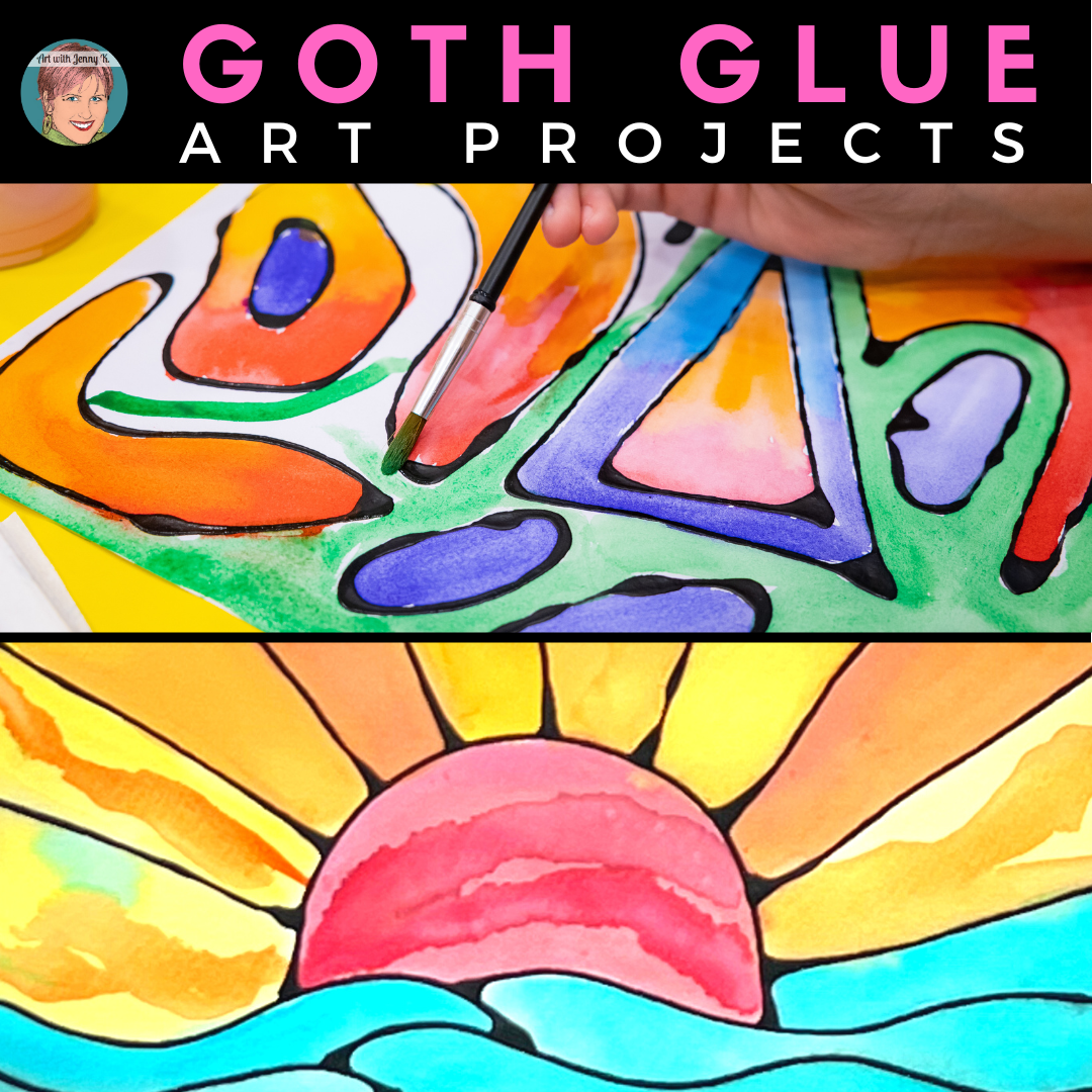 Goth Glue Art Projects