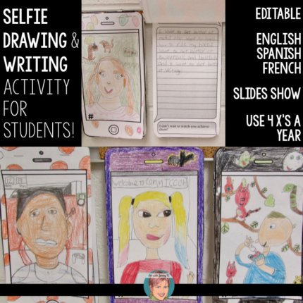 All About Me Activities: All about me drawing and writing activity. 