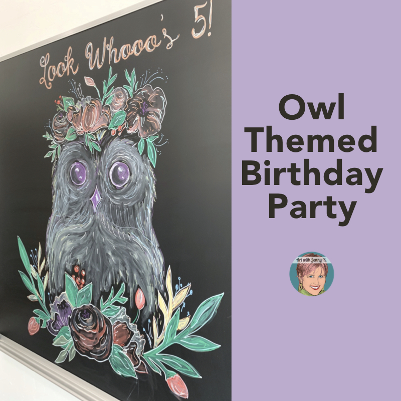 Owl themed birthday party