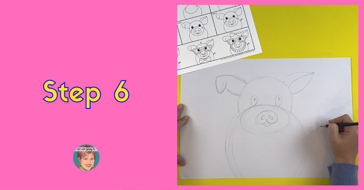 How to Draw a Pig Step-by-step