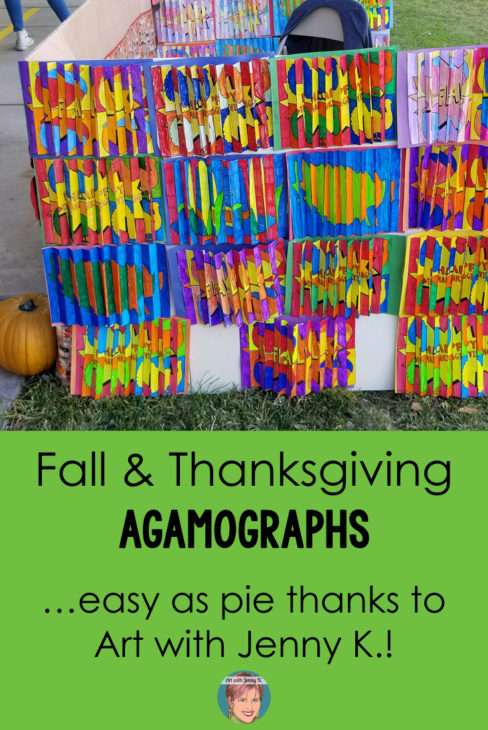 Thanksgiving Agamographs from Art with Jenny K. 10 Easy and Fun Thanksgiving Activities for Kids – Going Beyond Turkey Hands!