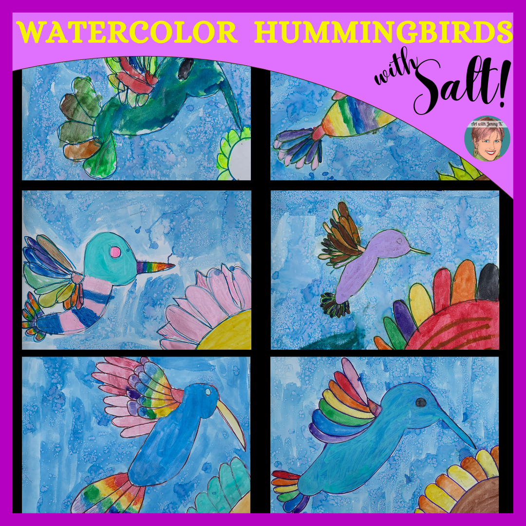 Hummingbird art project