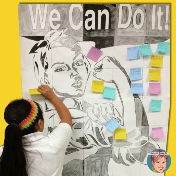 Great project for growth mindset lessons, units and classrooms using the "We Can Do It" image as inspiration. 