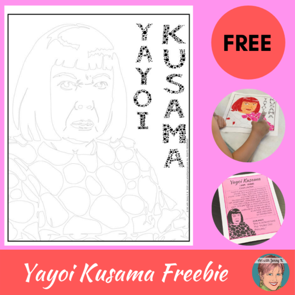 Yayoi Kusama Art Projects for Kids Freebie