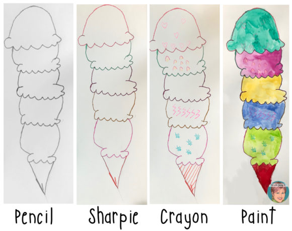 Bleezer's Ice Cream Cone Project for National Poetry Month