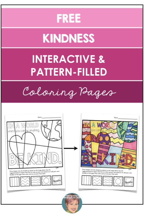 3 Easy Kindness Activities for Your Classroom! Free kindness coloring page for your classroom.