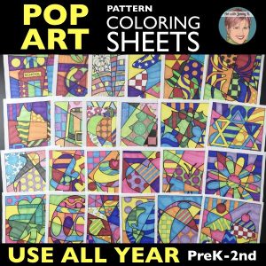 Pop Art Coloring Pages