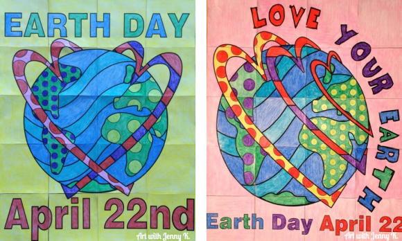 Earth day collaboration poster. 