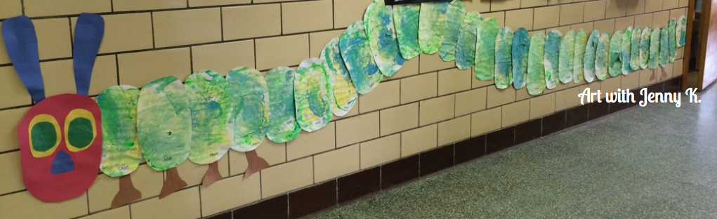 hungry caterpillar preschool art project