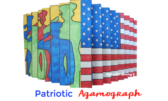 Memorial day, veterans day, patriotic art projects for kids. 