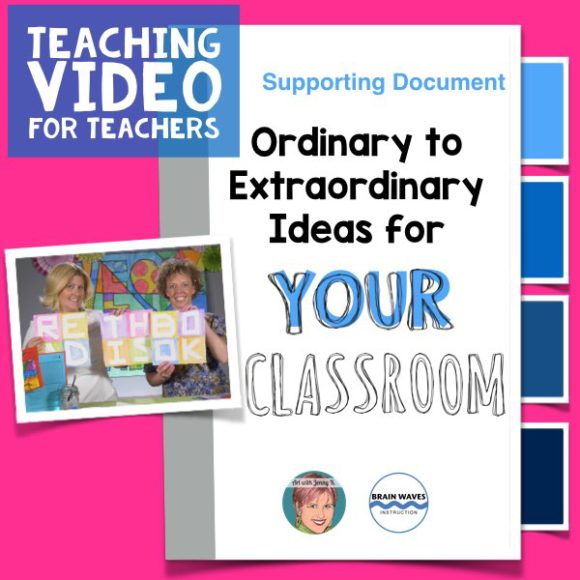 4 fun and easy ideas for your classroom to infuse it with student-created art and take it from ordinary to extraordinary!
