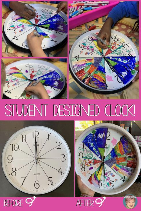teacher gift ideas - design a clock!