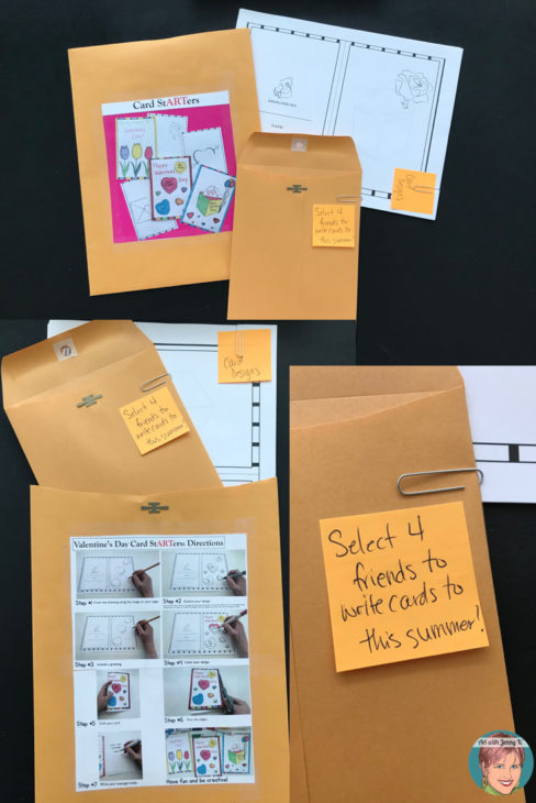 Summer Art Packets! No frills - No Fuss - Just fun from Art with Jenny K.