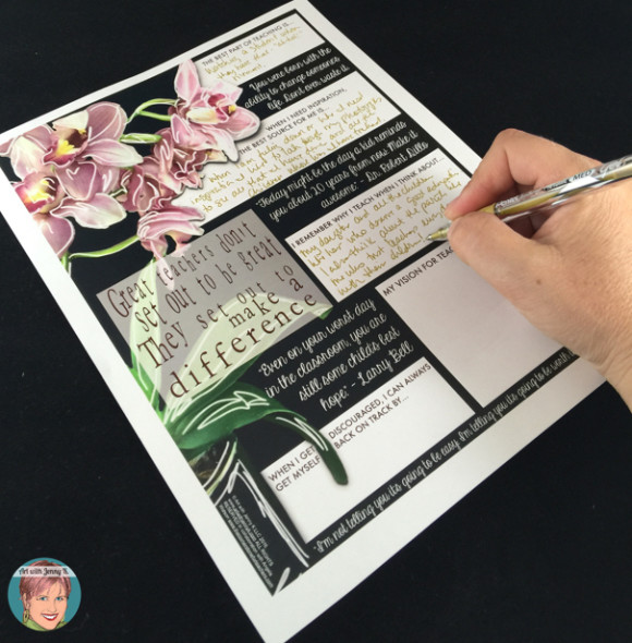 FREE: Vision poster for inspired teaching from Art with Jenny K. and Angela Watson.