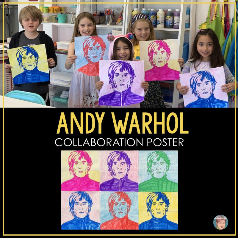 Andy Warhol collaboration poster.