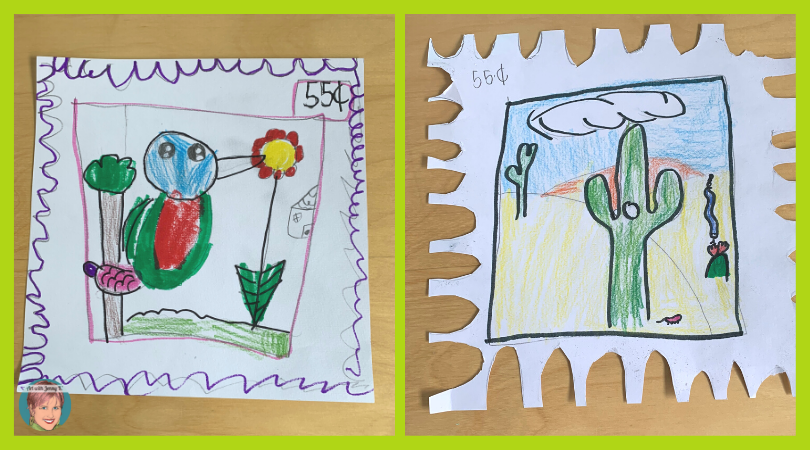 Arizona Art Projects from Art with Jenny K. Design a state stamp. 